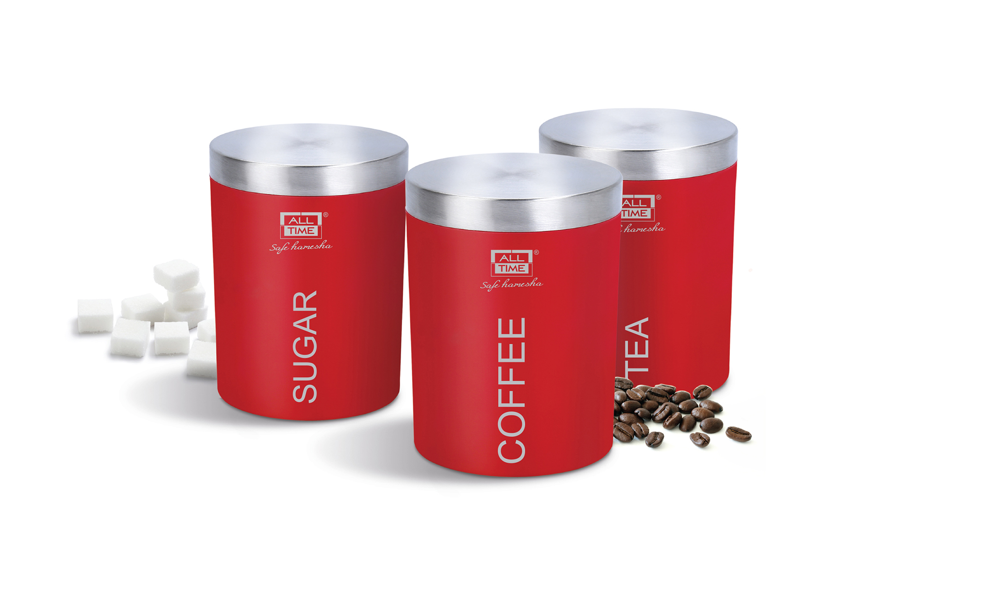 Canister Ca 001 750 ml Assorted Colours (3 Pcs Set)(12 Set Pk)